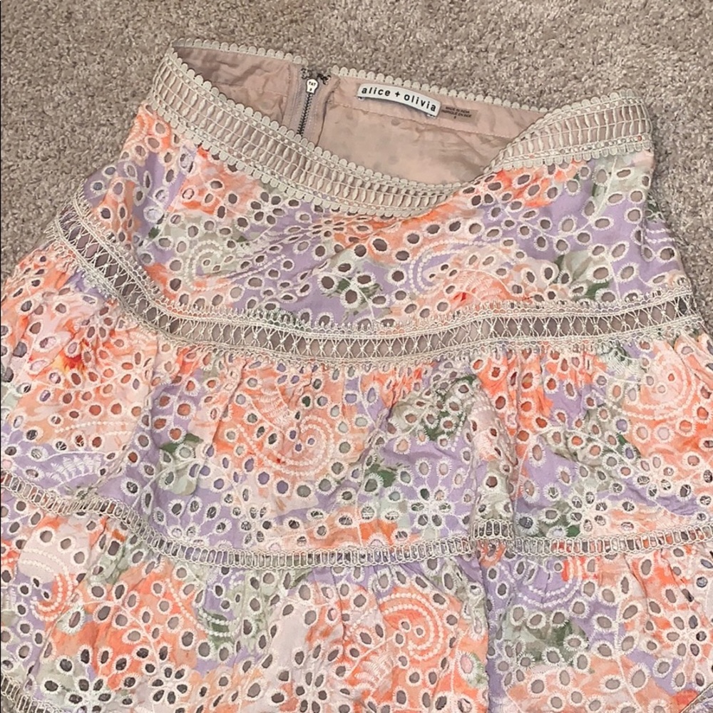 Alice + Olivia flowy skirt